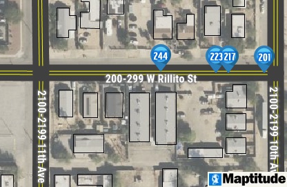 Address range geocoding