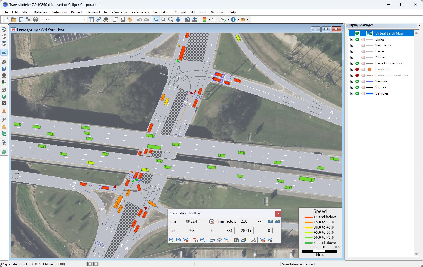 TransModeler Interface