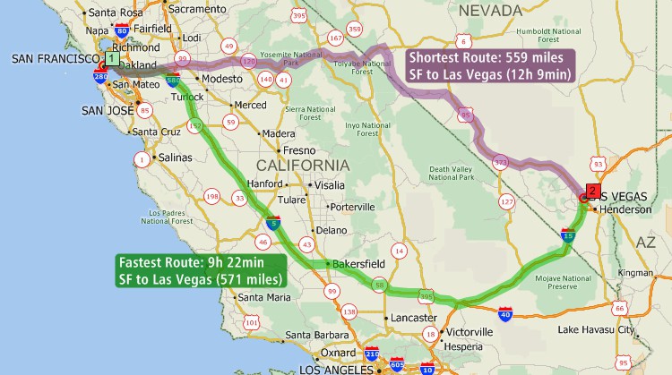As the alternative to the Microsoft streets and trips software, Maptitude calculates the fastest routes between waypoints