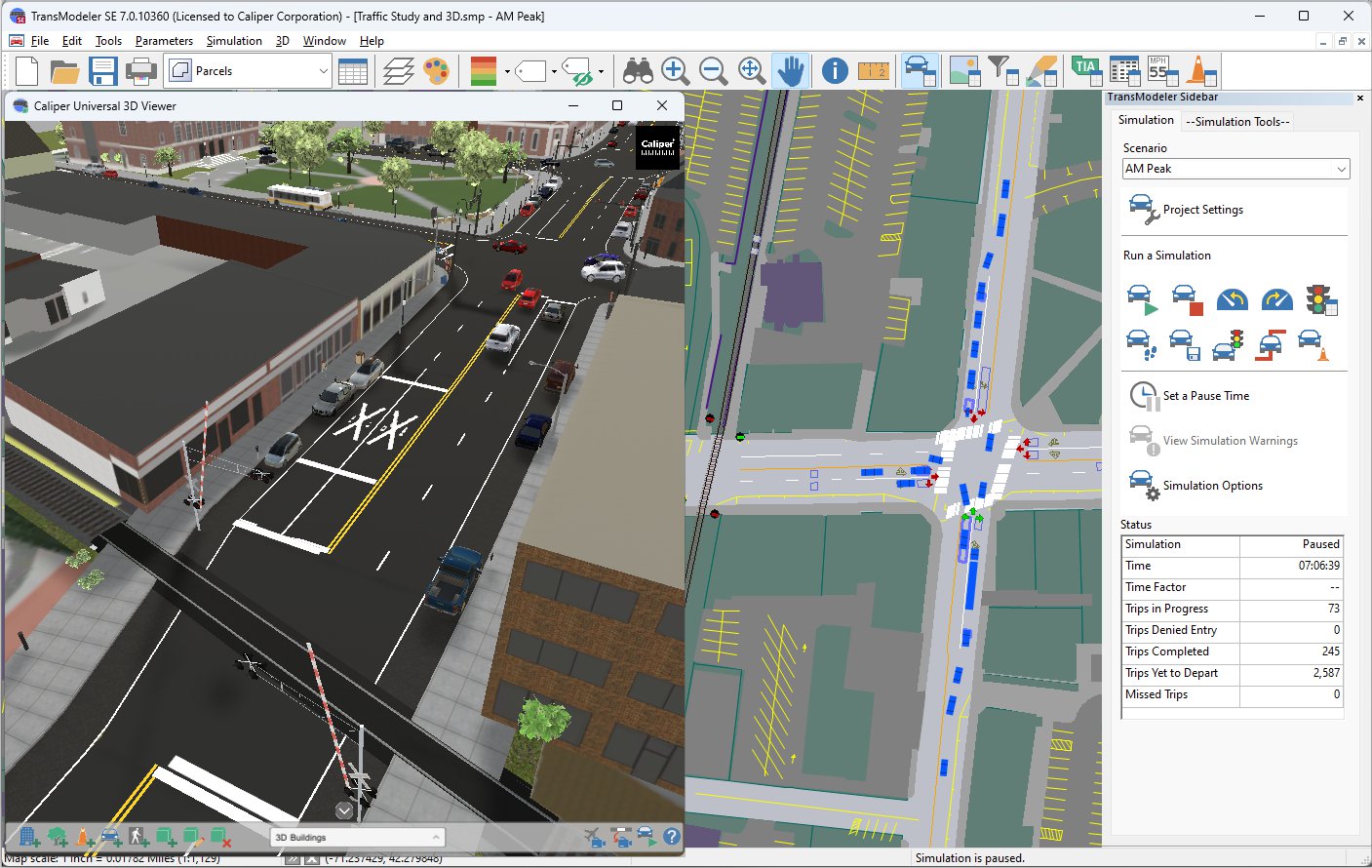 TransModeler SE Interface