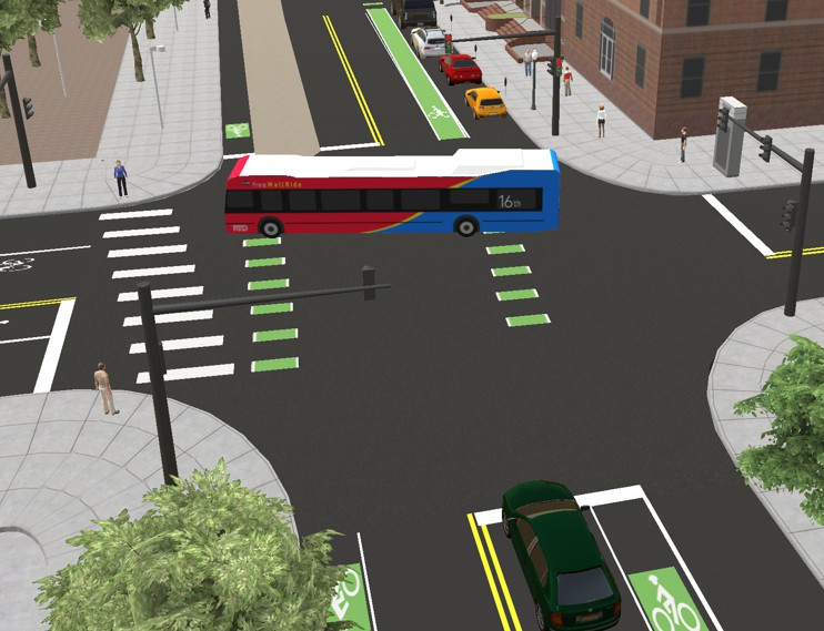 Public transit simulation