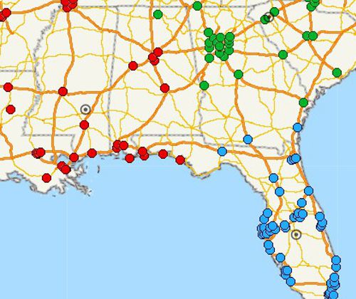 Maptitude Alignstar replacement can cluster and organize features into compact groups