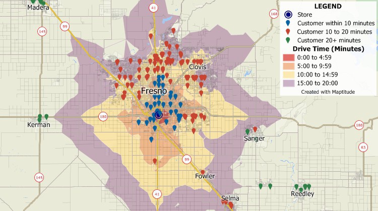 Alternative to batchgeo - Maptitude mapping software map