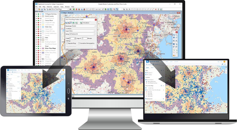 Maptitude Online AppGeo GPV (General Purpose Viewer) replacement