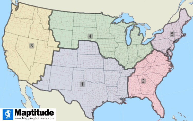 Balanced territories