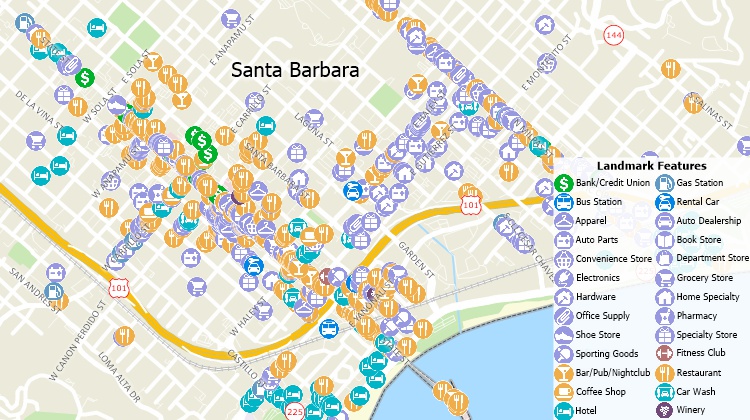 business location map