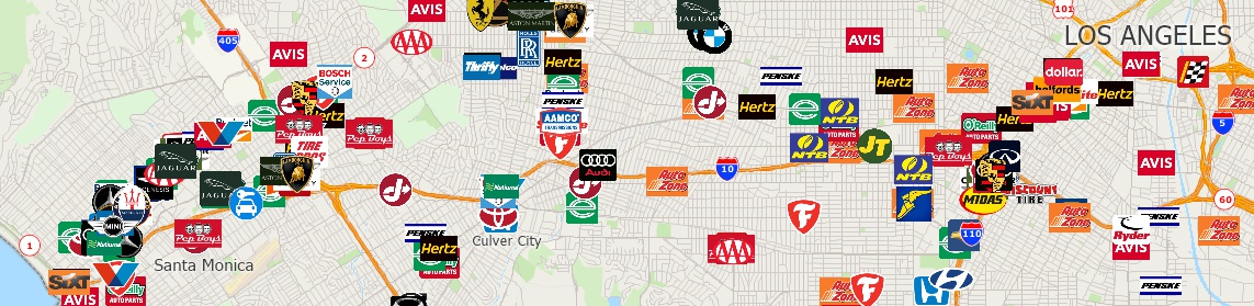 Maptitude automotive layers