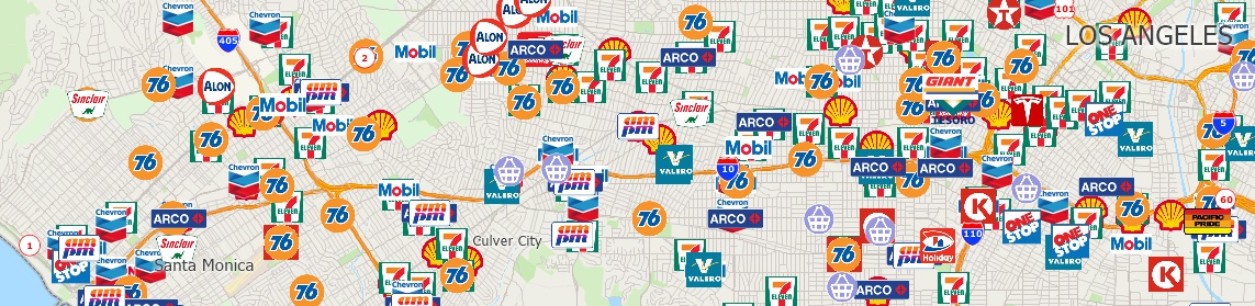 Maptitude gas and convenience layers
