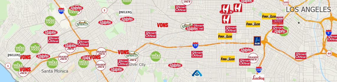 Maptitude grocery layers