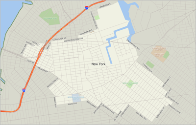 Custom neighborhood region map