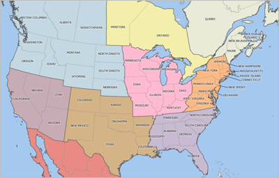 Custom territory map creation using Maptitude custom mapping services