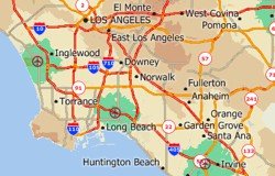 Drive Time Rings Map