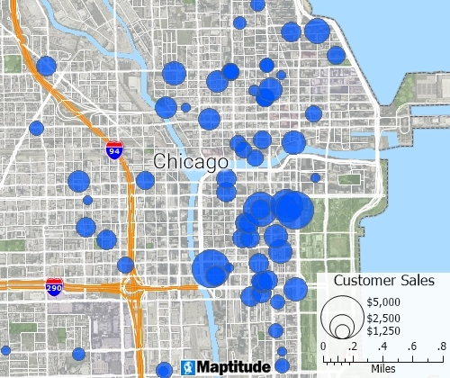 Locate your customers and facilities on a map
