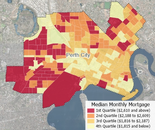 Maptitude GIS quantile map
