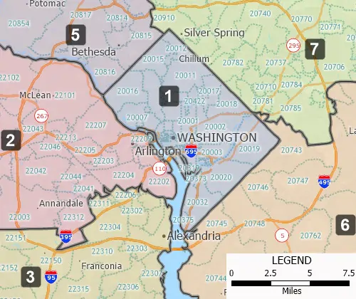 Maptitude GIS territory map with territories created from states and provinces using Maptitude GIS mapping tools