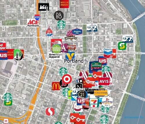 Maptitude business location map - Intergraph alternative