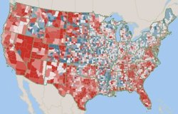 High growth area map