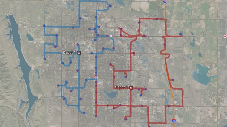Network Analyst Alternative for vehicle routing and logistics