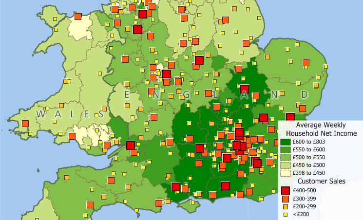 Advanced geocoding and thematic mapping with Maptitude Cadcorp alternative