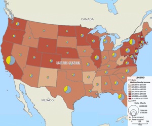 Creating drive-time rings