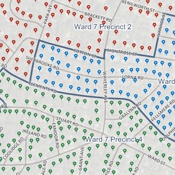 Maptitude voter management software