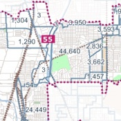 Maptitude voting district software