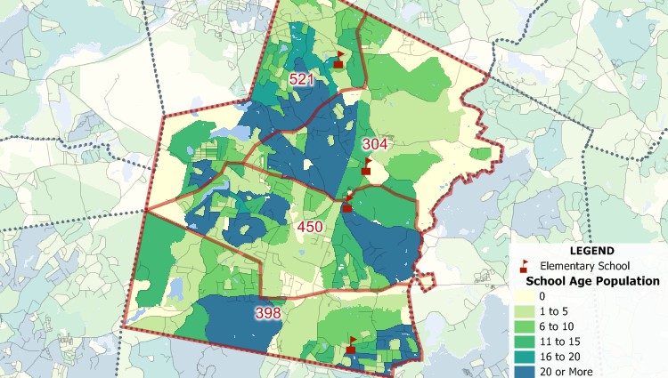 What is school redistricting/School redistricting definition: Maptitude for Redistricting school district map