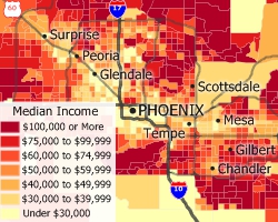 Thematic mapping software - color theme