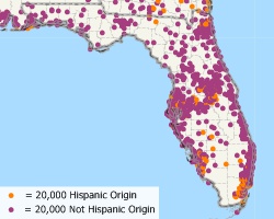 Thematic mapping software - dot-density theme