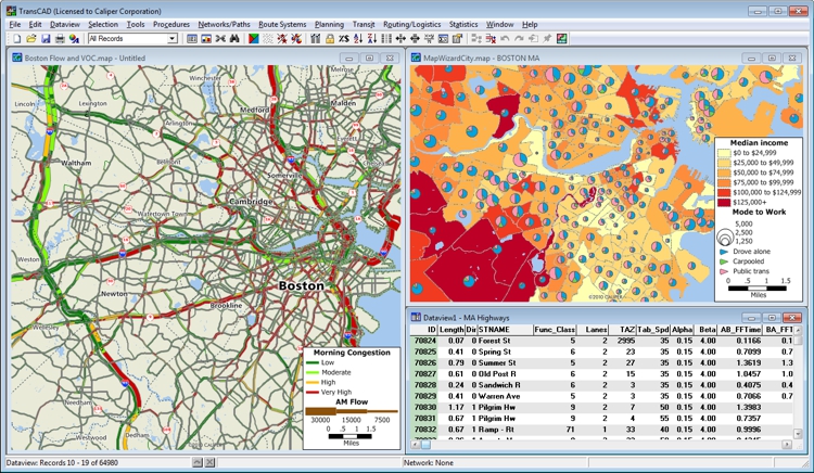 TransCAD transportation planning software alternative to Visum