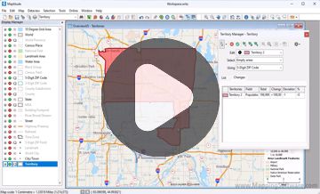 Tutorial video: creating territories interactively