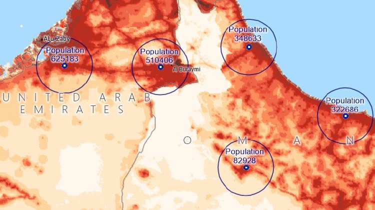 Maptitude population estimates map