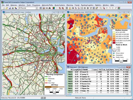 Maptitude Mapping Software Screen