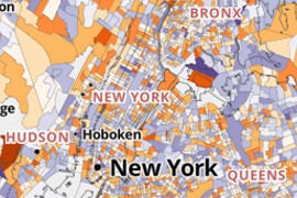 Census differential privacy maps