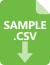 Download sample .CSV