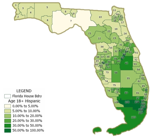 Florida Legislature Districts Map