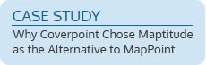How do I install Microsoft MapPoint? This case study looks at why Coverpoint chose Maptitude after MapPoint was discontinued in 2013