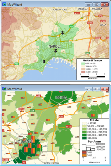 Sample Maptitude Italy Maps