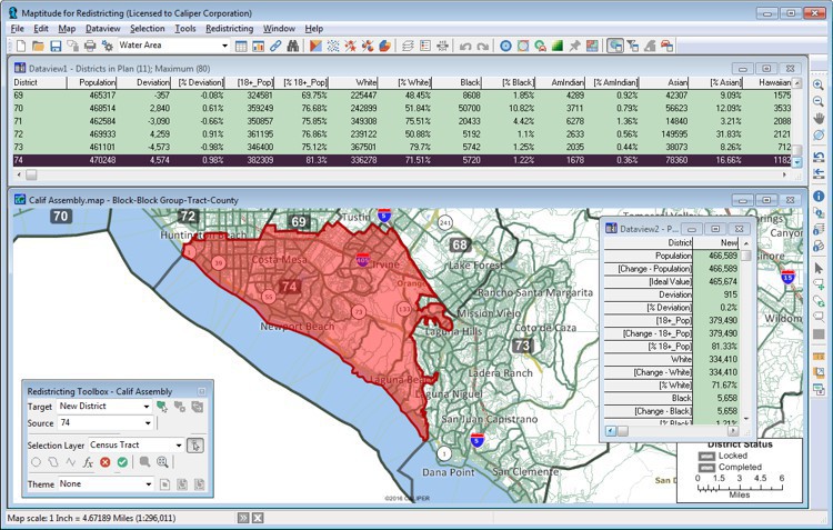 Maptitude Redistricting Software for 2020 Redistricting Cycle