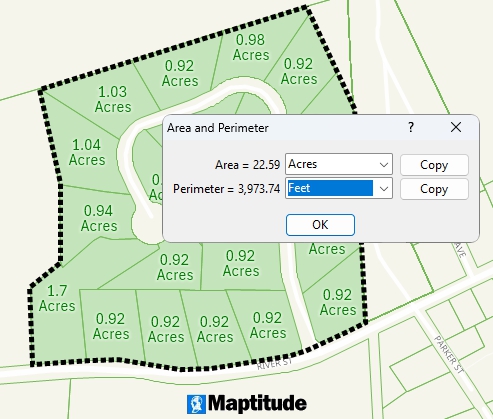Measure areas and perimeters