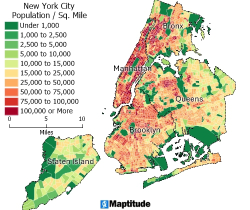 Map of New York City with mask covering neighboring counties