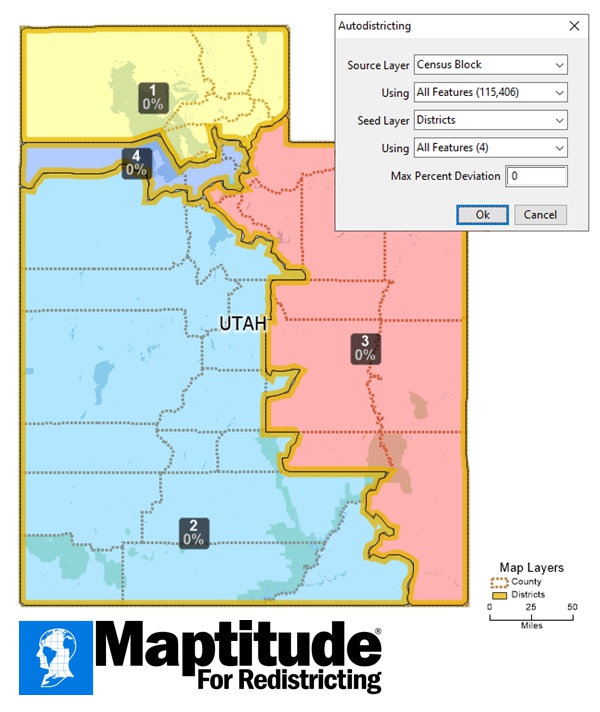 Maptitude for Redistricting Software