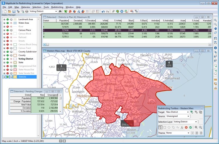 Maptitude for Redistricting