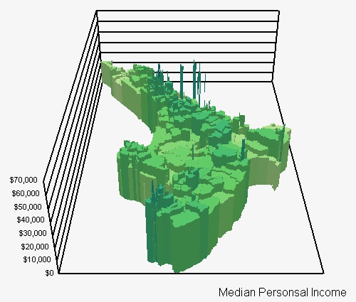 Geocode your data to create pin maps of customer locations, facilities, and more