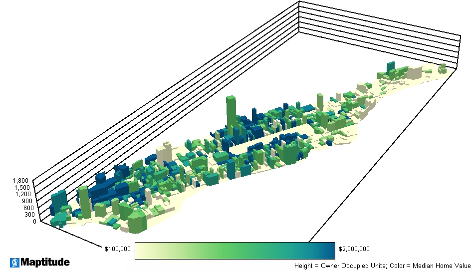 Maptitude sample prism map