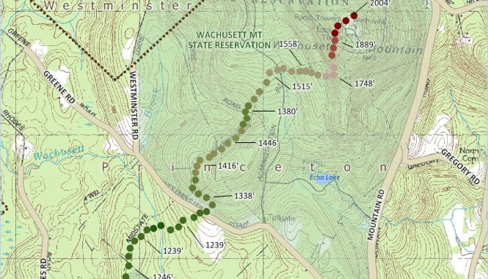 Maptitude GPS map with topo map imagery added