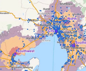 Creating a map using your Australia data