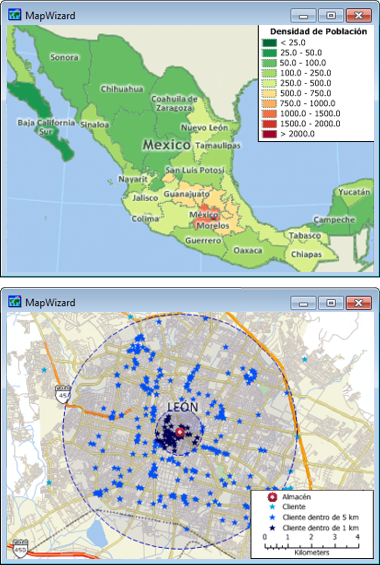 Sample Maptitude Mexico Maps