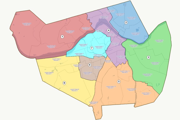 Redrawing school board voting districts with Maptitude