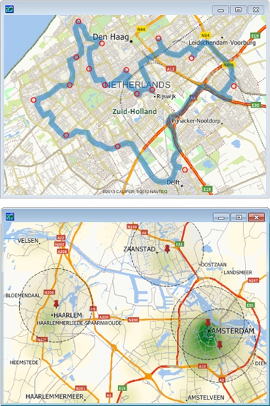 Sample Maptitude Netherlands GIS Maps